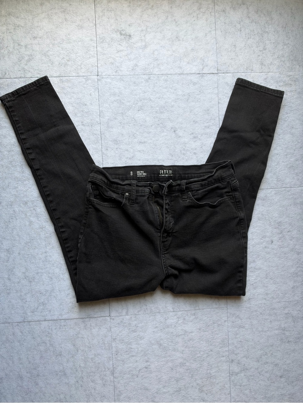 a.n.a Women's Black Skinny Jeans - Stretch High-Rise